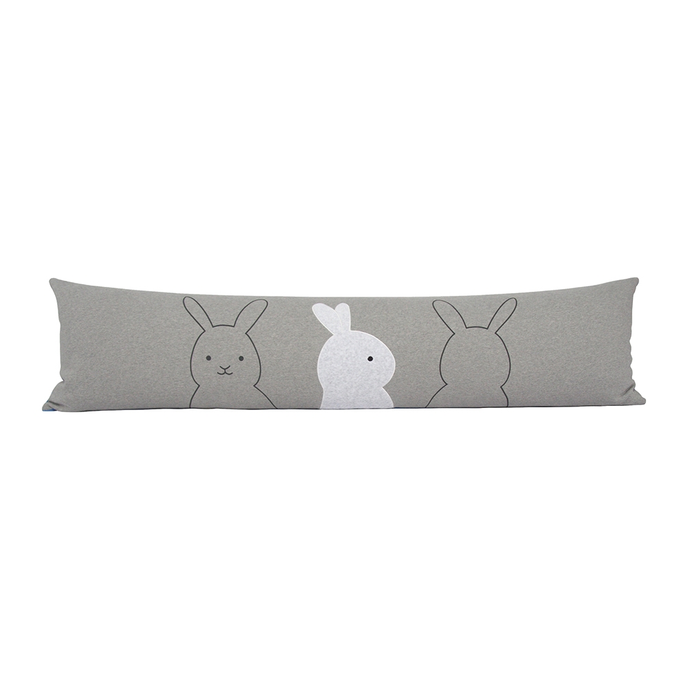 三隻兔兔超長型抱枕-岩石灰產品圖